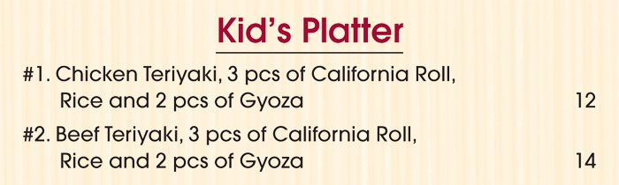 Kid's Platter